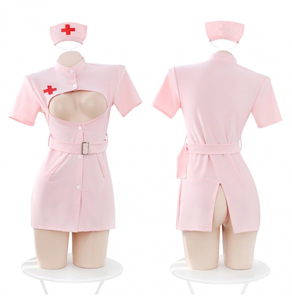 FEE ET MOI Sexy Nurse Uniforms Set (Pink)
